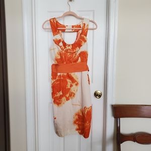 Anthropologie Moulinette Soeurs Orange Dress
